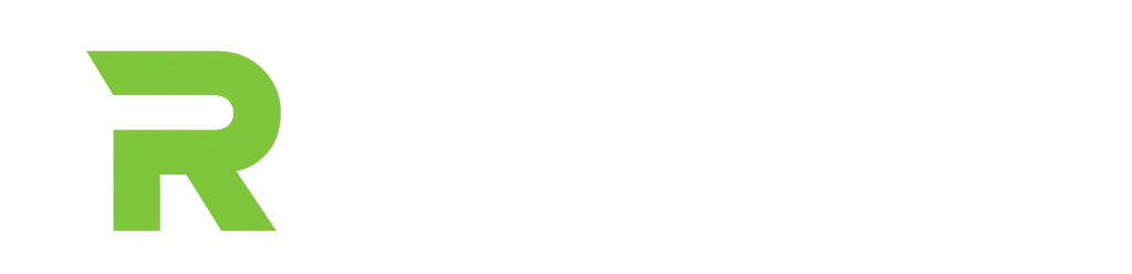 Logo von Primeridian Copywriting mit grüner und weißer Schrift.